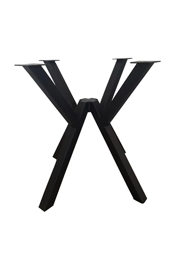 Metal Yuvarlak Masa Yemek Masası Çalışma Masası Ayağı 72 Cm Mobilya Ayağı